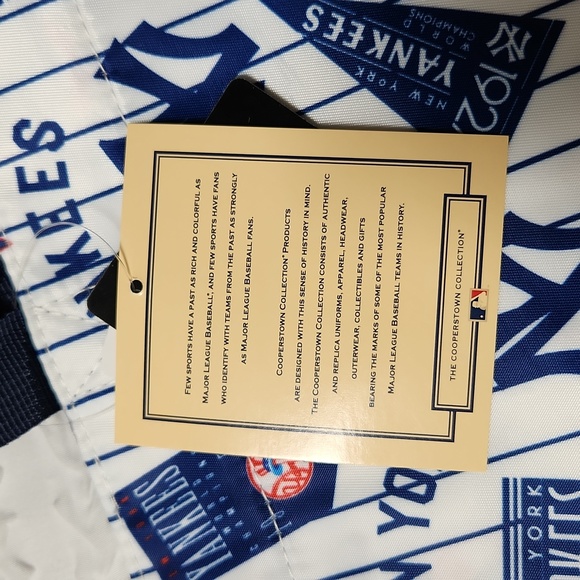 New York Yankees MLB Loudmouth Cooperstown Collection Retro Tote Bag NWT - Picture 7 of 16